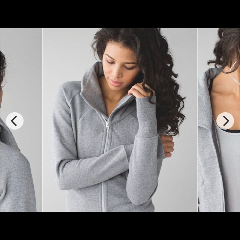 Lululemon Cozy Cuddle Up Jacket Heathered Grey 4